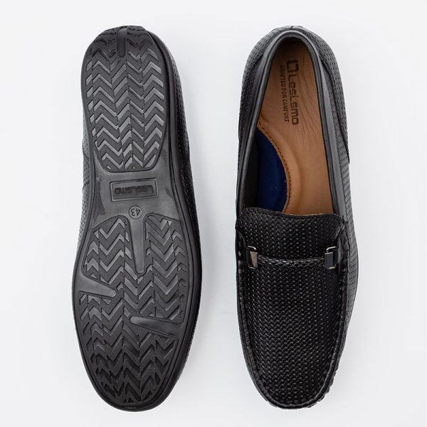 Mens Black formal shoes L2501SAH002INBL - Image 4