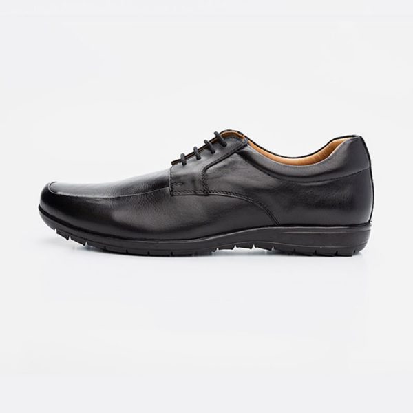 Mens Black formal shoes L2501ROM004INBLM - Image 3