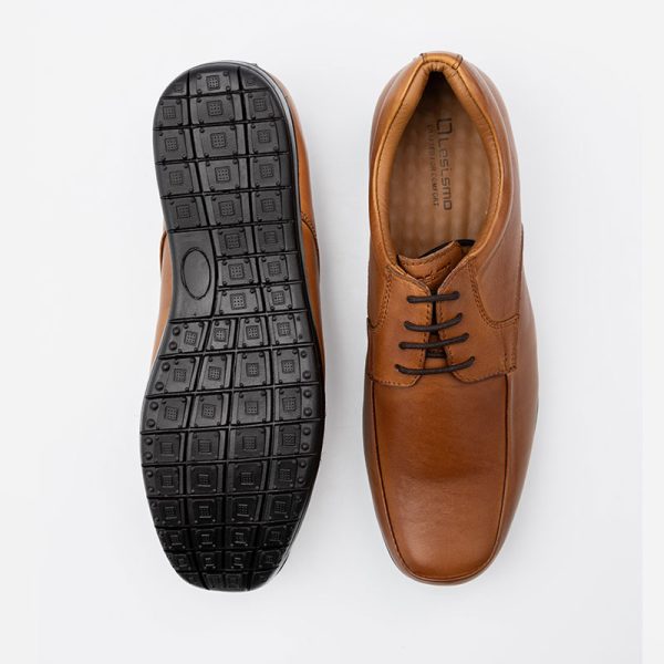 Mens Beige formal shoes L2501MIL005INBGM - Image 4